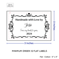 PPLR_HIDDEN_PRODUCT Swirl Accent Border (2"x3" Cotton - 12 labels/set)