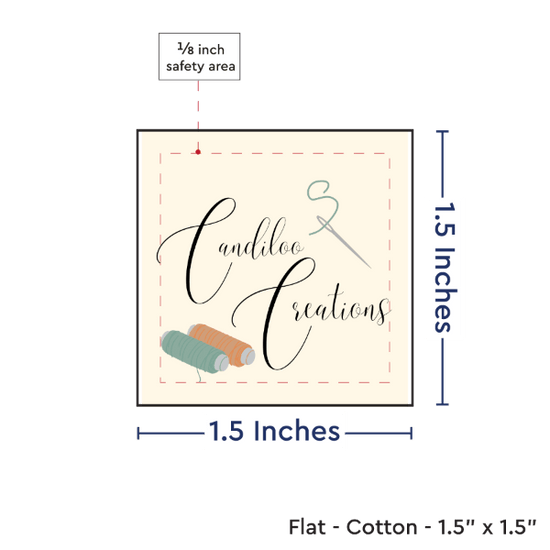 PPLR_HIDDEN_PRODUCT Print your Logo or Image on FLAT Cotton Tags