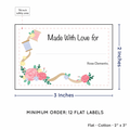 PPLR_HIDDEN_PRODUCT Thread and Flowers with Fill in Blanks (2"x3" Cotton - 12 labels/set)