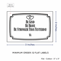 PPLR_HIDDEN_PRODUCT Frame Quote (2"x3" Cotton - 12 labels/set)