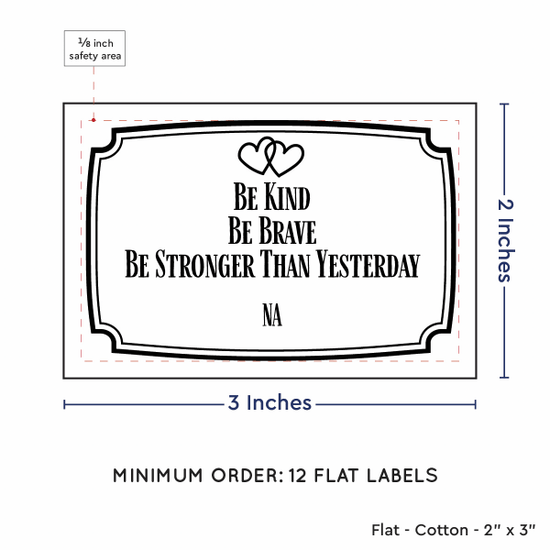 PPLR_HIDDEN_PRODUCT Frame Quote (2"x3" Cotton - 12 labels/set)