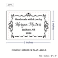 PPLR_HIDDEN_PRODUCT Swirl Accent Border (2"x3" Cotton - 12 labels/set)