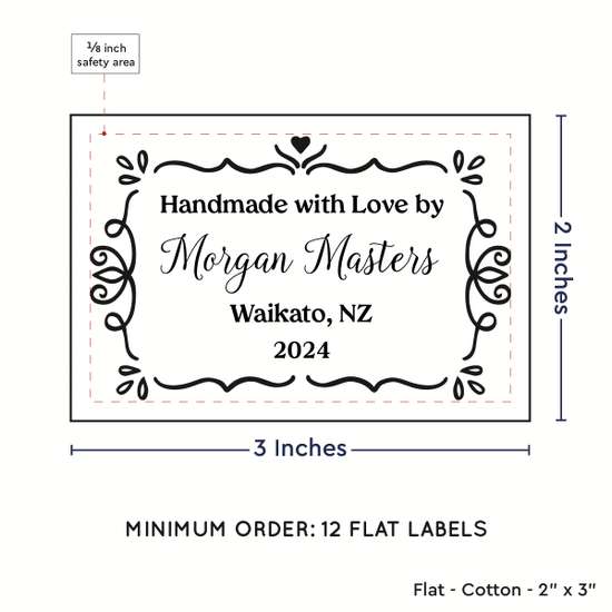 PPLR_HIDDEN_PRODUCT Swirl Accent Border (2"x3" Cotton - 12 labels/set)