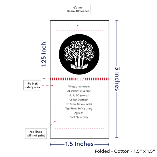 PPLR_HIDDEN_PRODUCT Print Your Logo or Image on FOLDED Cotton Tags
