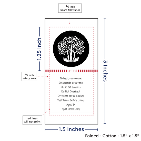 PPLR_HIDDEN_PRODUCT Print Your Logo or Image on FOLDED Cotton Tags