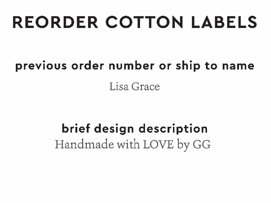 PPLR_HIDDEN_PRODUCT Reorder Previous Label Design - COTTON