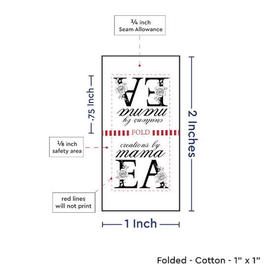 PPLR_HIDDEN_PRODUCT Print Your Logo or Image on FOLDED Cotton Tags