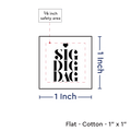PPLR_HIDDEN_PRODUCT Print your Logo or Image on FLAT Cotton Tags