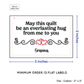 PPLR_HIDDEN_PRODUCT Double Heart Quote (2"x3" Cotton - 12 labels/set)