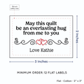 PPLR_HIDDEN_PRODUCT Double Heart Quote (2"x3" Cotton - 12 labels/set)