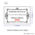 PPLR_HIDDEN_PRODUCT Swirl Accent Border (2"x3" Cotton - 12 labels/set)
