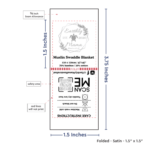 PPLR_HIDDEN_PRODUCT Print your logo/Image on Satin Tags (1.5" wide - Satin)