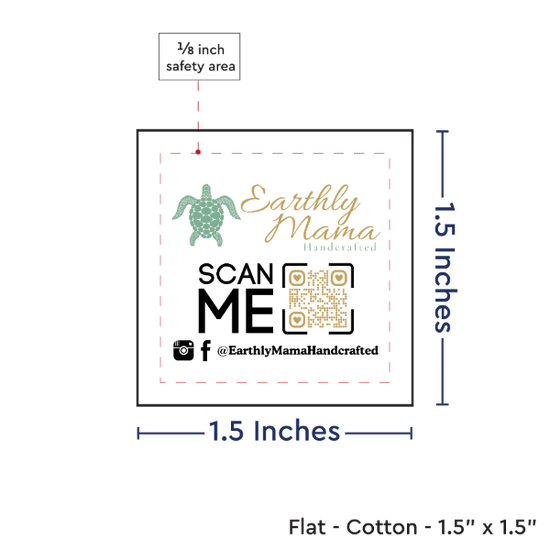 PPLR_HIDDEN_PRODUCT Print your Logo or Image on FLAT Cotton Tags