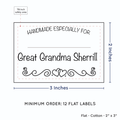 PPLR_HIDDEN_PRODUCT Double heart border with Fill in Blanks (2"x3" Cotton - 12 labels/set)