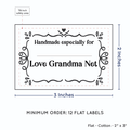 PPLR_HIDDEN_PRODUCT Swirl Accent Border with Fill in Blanks (2"x3" Cotton - 12 labels/set)