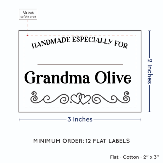 PPLR_HIDDEN_PRODUCT Double heart border with Fill in Blanks (2"x3" Cotton - 12 labels/set)