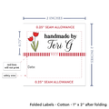 PPLR_HIDDEN_PRODUCT Spring Tulips (2"x1"-Cotton)