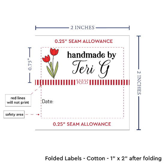 PPLR_HIDDEN_PRODUCT Spring Tulips (2"x1"-Cotton)