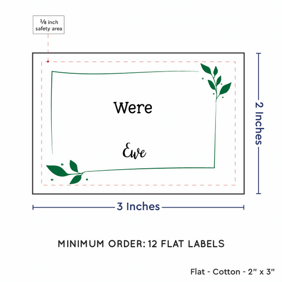 PPLR_HIDDEN_PRODUCT Leaf Quote (2"x3" Cotton - 12 labels/set)