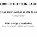 PPLR_HIDDEN_PRODUCT Reorder Previous Label Design - COTTON