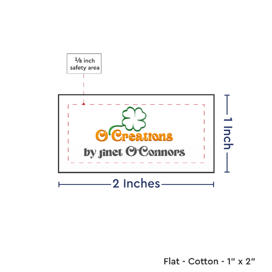 PPLR_HIDDEN_PRODUCT Print your Logo or Image on FLAT Cotton Tags