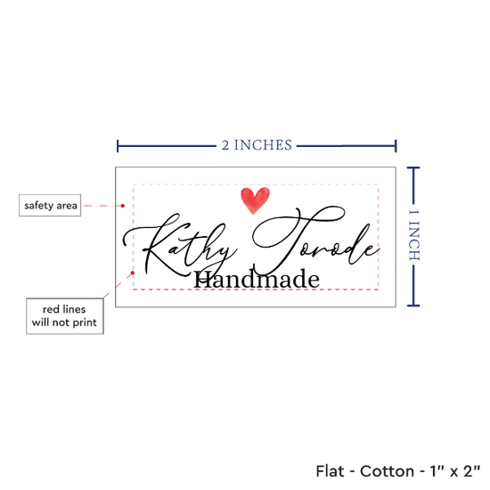 PPLR_HIDDEN_PRODUCT Simple Heart (2"x1"-Cotton)
