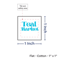 PPLR_HIDDEN_PRODUCT Print your Logo or Image on FLAT Cotton Tags