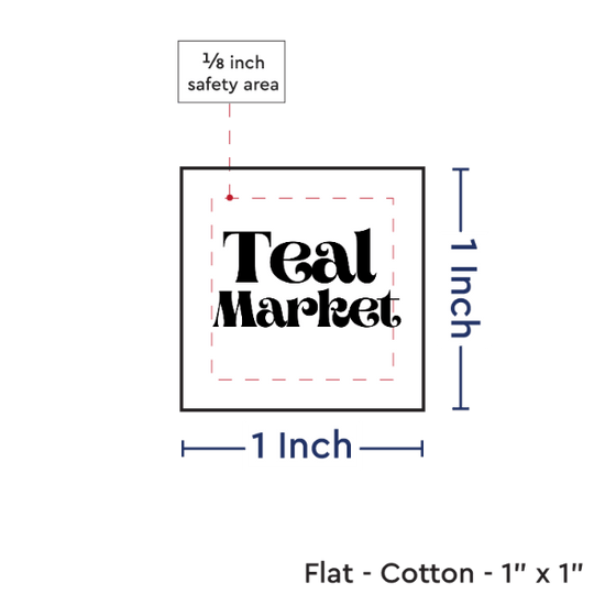 PPLR_HIDDEN_PRODUCT Print your Logo or Image on FLAT Cotton Tags