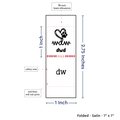 PPLR_HIDDEN_PRODUCT Heart and Paw Print (1" wide - Satin)