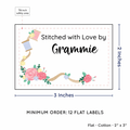 PPLR_HIDDEN_PRODUCT Thread and Flowers (2"x3" Cotton - 12 labels/set)
