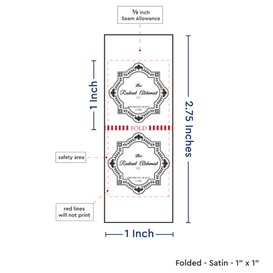 PPLR_HIDDEN_PRODUCT Print Your Logo/Image on Satin Tags (1" wide - Satin)