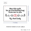 PPLR_HIDDEN_PRODUCT Double Heart Quote (2"x3" Cotton - 12 labels/set)
