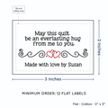 PPLR_HIDDEN_PRODUCT Double Heart Quote (2"x3" Cotton - 12 labels/set)