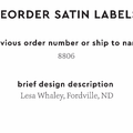 PPLR_HIDDEN_PRODUCT Reorder Previous Label Design - SATIN