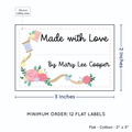 PPLR_HIDDEN_PRODUCT Thread and Flowers with Fill in Blanks (2"x3" Cotton - 12 labels/set)