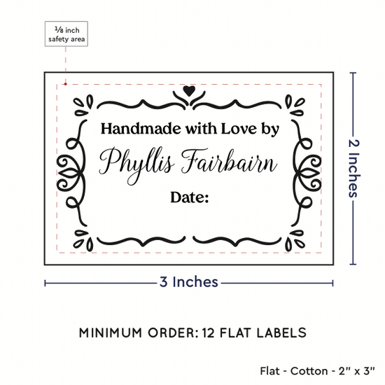 PPLR_HIDDEN_PRODUCT Swirl Accent Border (2"x3" Cotton - 12 labels/set)