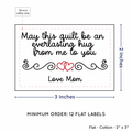 PPLR_HIDDEN_PRODUCT Double Heart Quote (2"x3" Cotton - 12 labels/set)