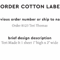 PPLR_HIDDEN_PRODUCT Reorder Previous Label Design - COTTON