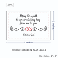 PPLR_HIDDEN_PRODUCT Double Heart Quote (2"x3" Cotton - 12 labels/set)