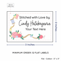 PPLR_HIDDEN_PRODUCT Thread and Flowers (2"x3" Cotton - 12 labels/set)