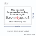 PPLR_HIDDEN_PRODUCT Double Heart Quote (2"x3" Cotton - 12 labels/set)