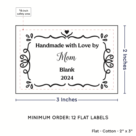 PPLR_HIDDEN_PRODUCT Swirl Accent Border (2"x3" Cotton - 12 labels/set)