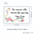 PPLR_HIDDEN_PRODUCT Thread and Flowers (2"x3" Cotton - 12 labels/set)