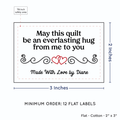 PPLR_HIDDEN_PRODUCT Double Heart Quote (2"x3" Cotton - 12 labels/set)