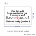 PPLR_HIDDEN_PRODUCT Double Heart Quote (2"x3" Cotton - 12 labels/set)