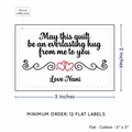PPLR_HIDDEN_PRODUCT Double Heart Quote (2"x3" Cotton - 12 labels/set)