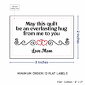 PPLR_HIDDEN_PRODUCT Double Heart Quote (2"x3" Cotton - 12 labels/set)