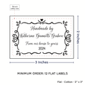 PPLR_HIDDEN_PRODUCT Swirl Accent Border (2"x3" Cotton - 12 labels/set)