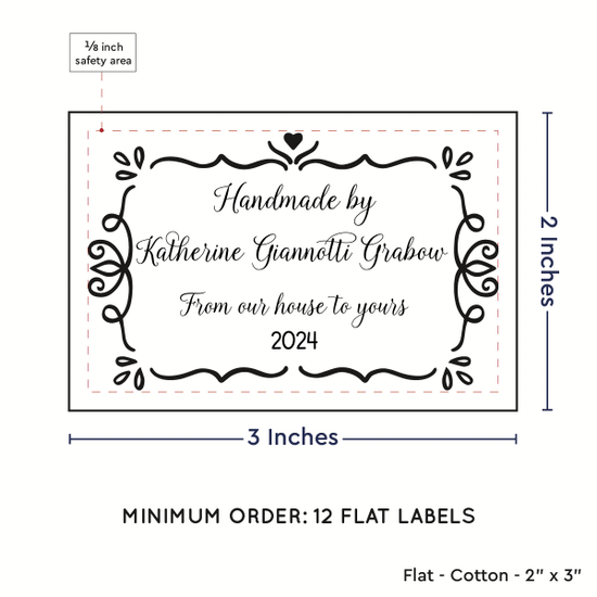 PPLR_HIDDEN_PRODUCT Swirl Accent Border (2"x3" Cotton - 12 labels/set)