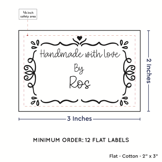 PPLR_HIDDEN_PRODUCT Swirl Accent Border (2"x3" Cotton - 12 labels/set)